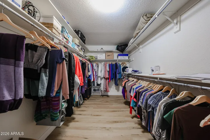 Huge primary walk in closet