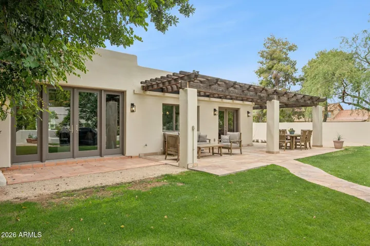 Sip morning coffee from your patio