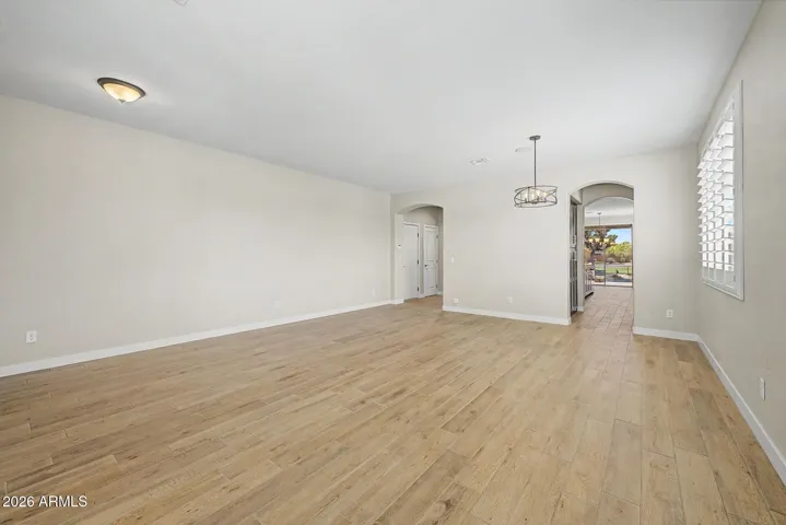 Right side goes through the butler pantry.