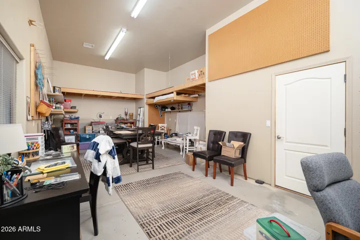 Workshop connected to RV Garage
