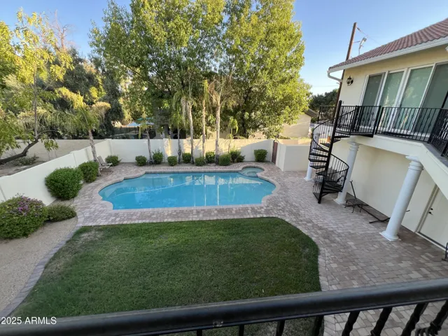 View from balcony overlook from private 2nd floor ensuite bedroom