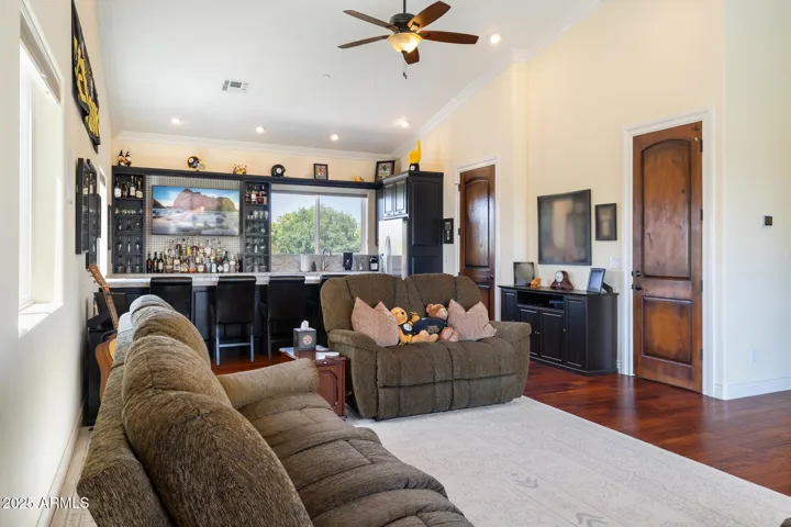 Adjoining bonus room / suite to upper level primary bedroom. Possible nursery, gym, craft room, yoga room, man cave, or even separate guest quarters bedroom with separate entrance