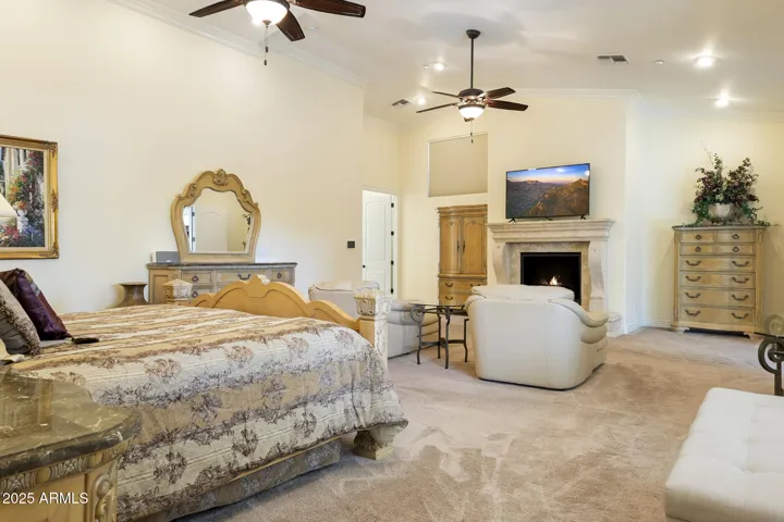 Upper level primary ensuite bedroom