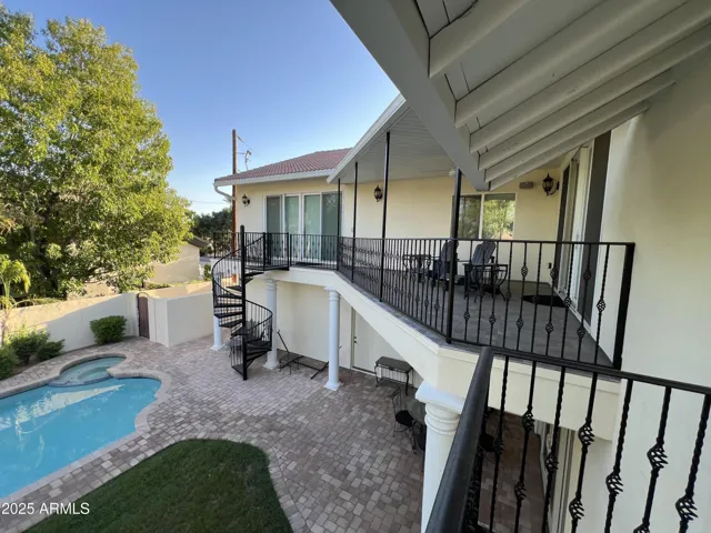 View from balcony overlook from private 2nd floor ensuite bedroom