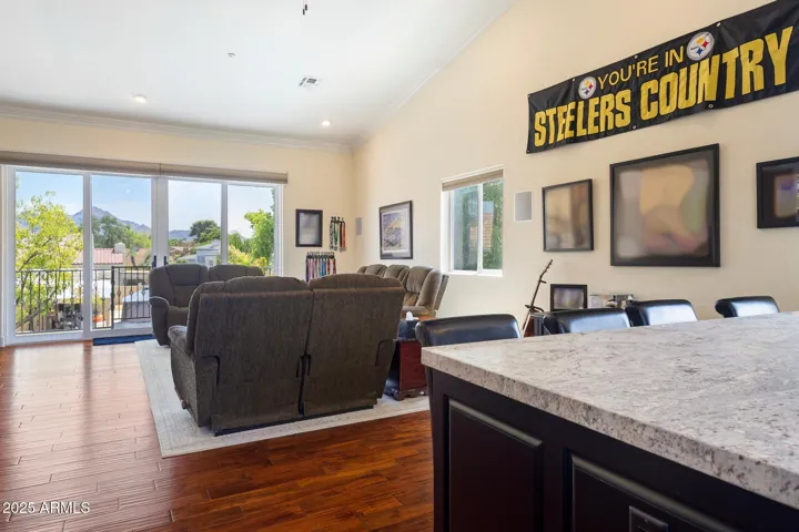 Adjoining bonus room / suite to upper level primary bedroom. Possible nursery, gym, craft room, yoga room, man cave, or even separate guest quarters bedroom with separate entrance