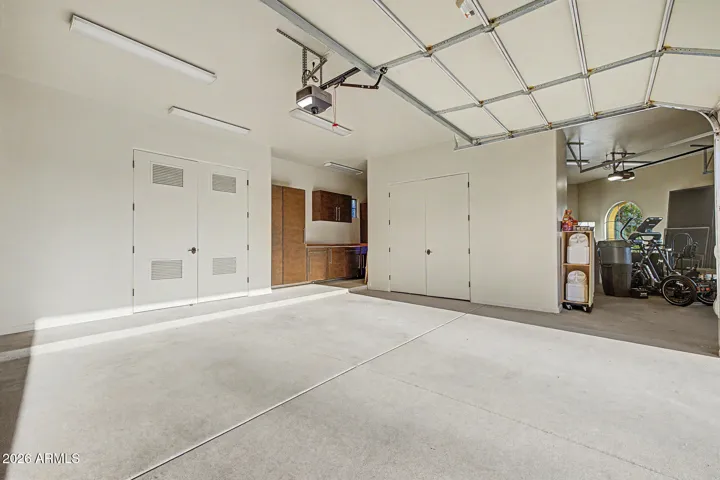 Garage with Extra storage