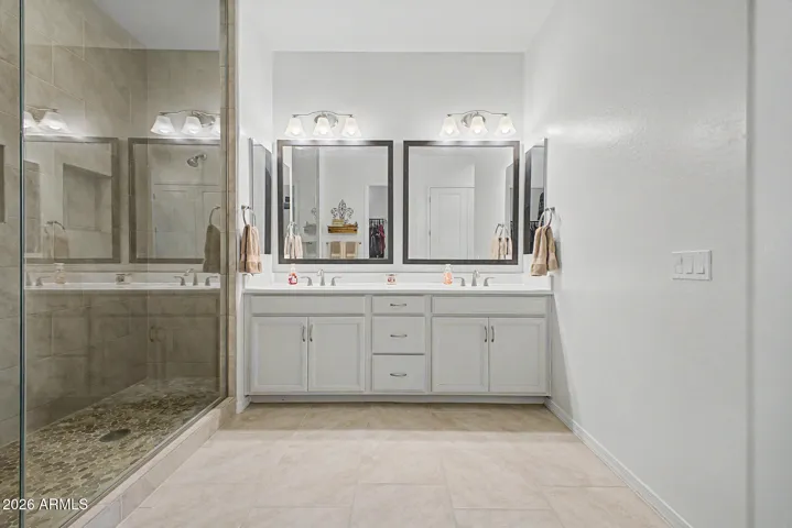So much space for skin routines & hair care.