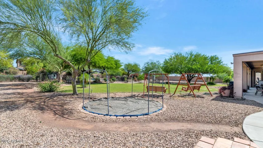 Enjoy an in-ground trampoline perfect for play!