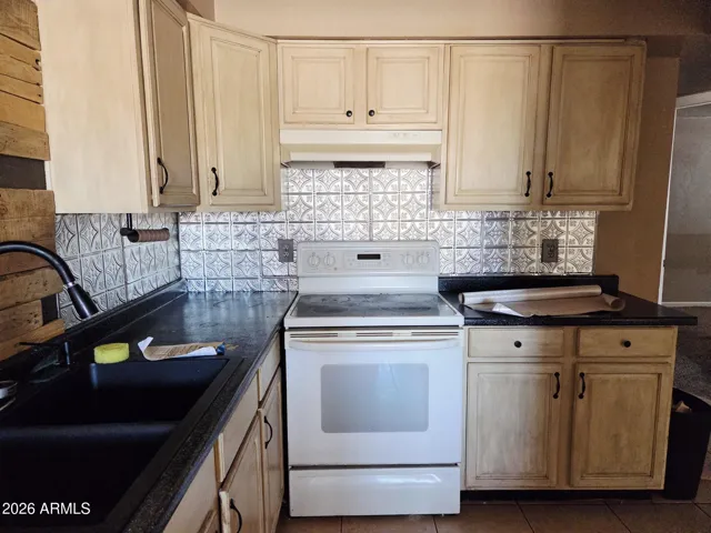 Kitchen has been updated