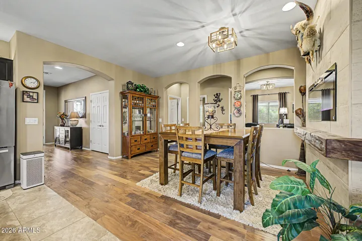 Open to Kitchen and Family Room