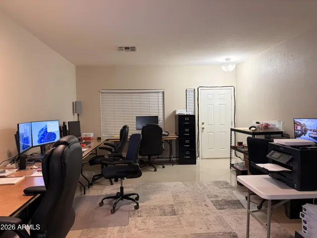 Living room as a home office currently