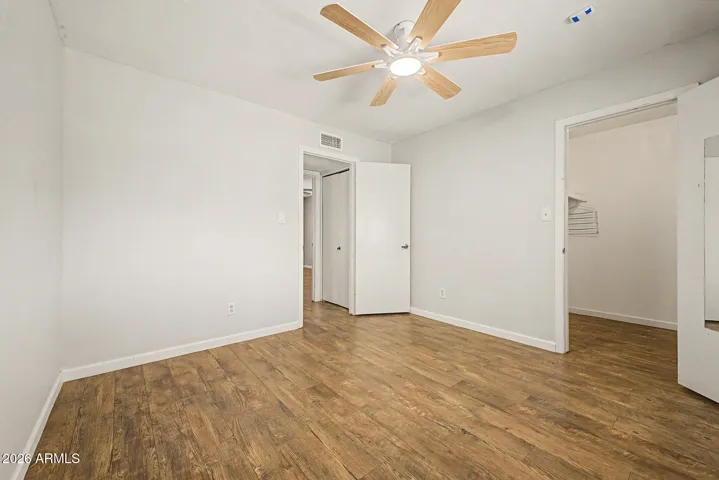 Large second bedroom also