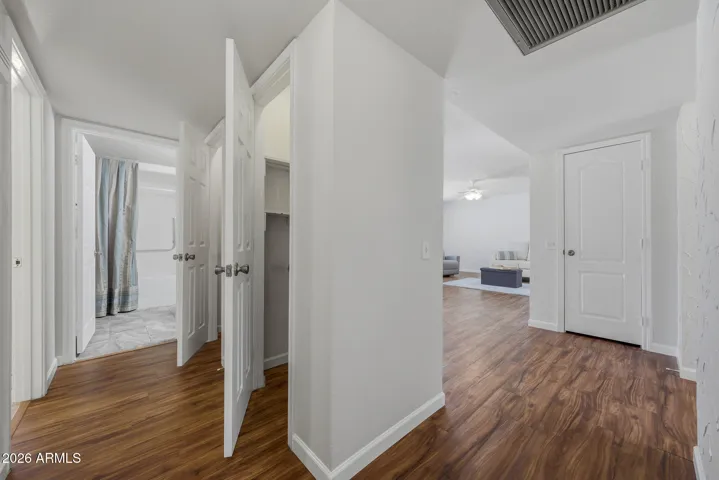 Hallway between Bedrooms.