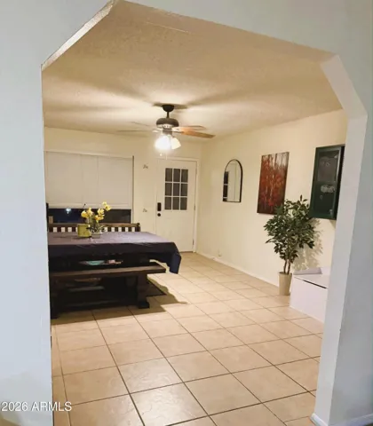 View From Kitchen to Living Room and Front Door