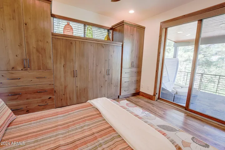 Built in alder wardrobe & drawers. Relax and enjoy the amazing views!
