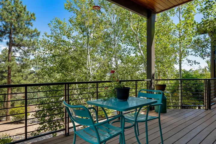Covered Deck off of the owners suite
