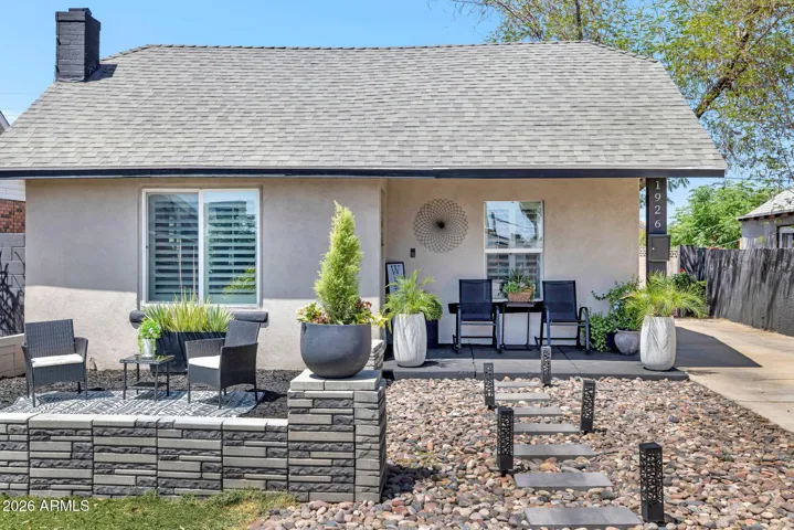 Front Patio Seating Area