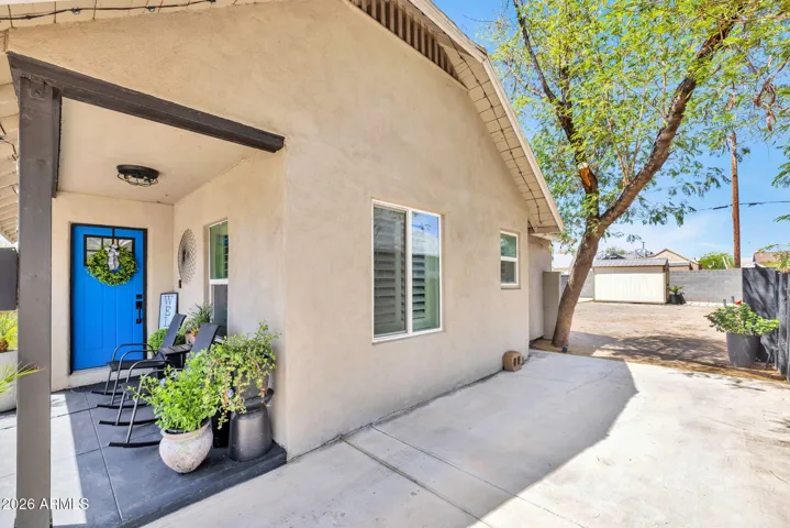 Front Entry with Covered Walkway
