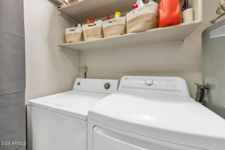 Inside laundry