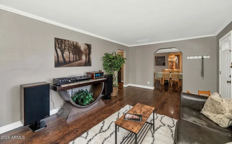 Living Area and Formal Dining Room