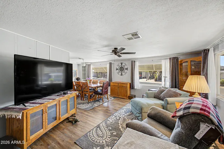 Open + bright living area