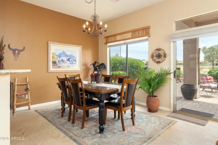 Dining room off kitchen