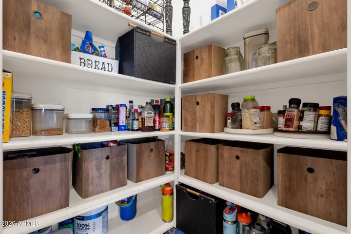 Walk-in pantry.