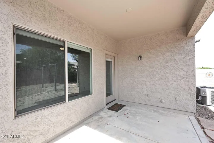 Covered patio