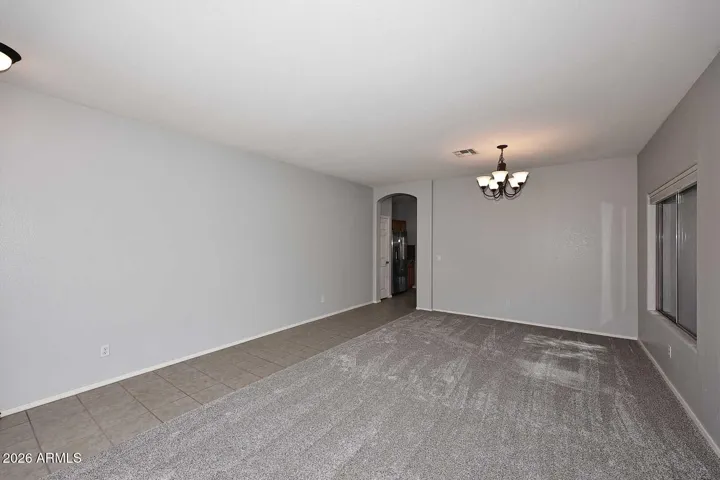 Formal living/dining at entrance