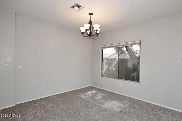 Dining Room area features NEW carpet