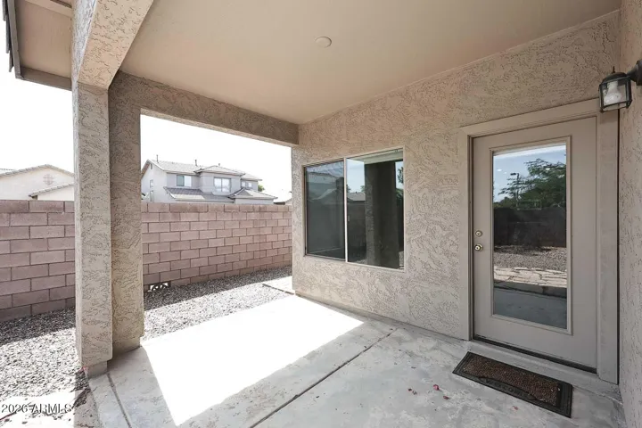 Covered patio