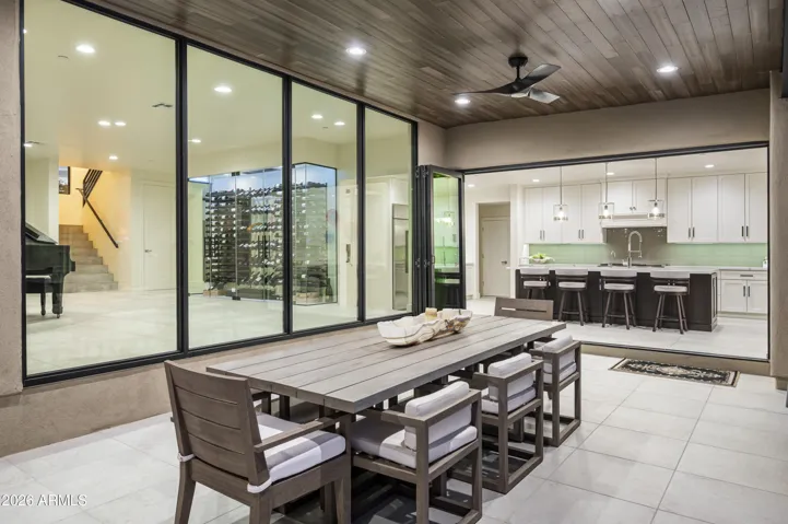 Covered patio