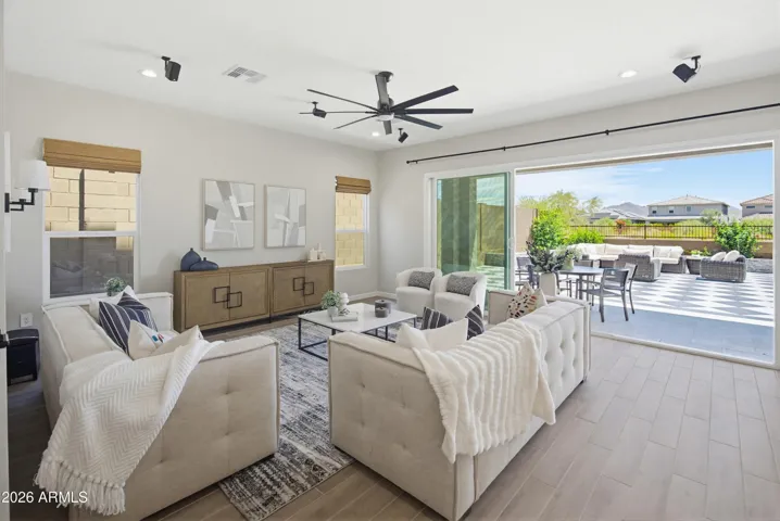 Great Room opens to outside dining