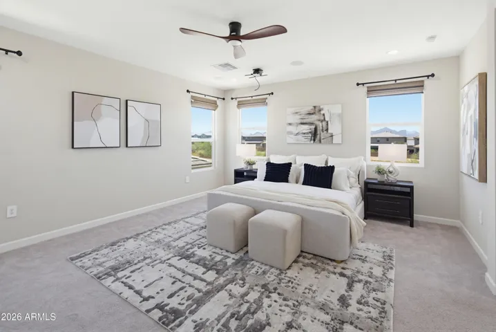 Master Bedroom w/ Views!