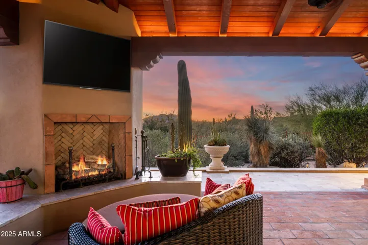 Enjoy Black Mountain and Sunset Views while watching the game or your favorite show
