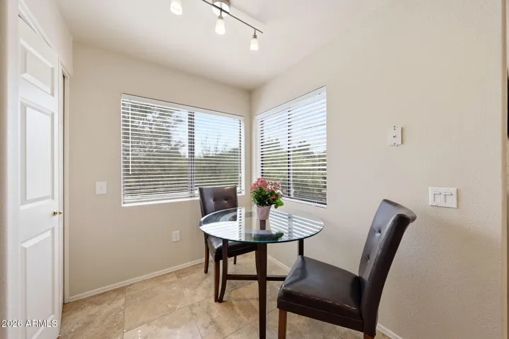 Lots of light. Perfect for your morning coffee!