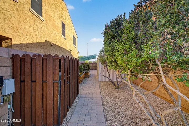 Side yard to RV gate