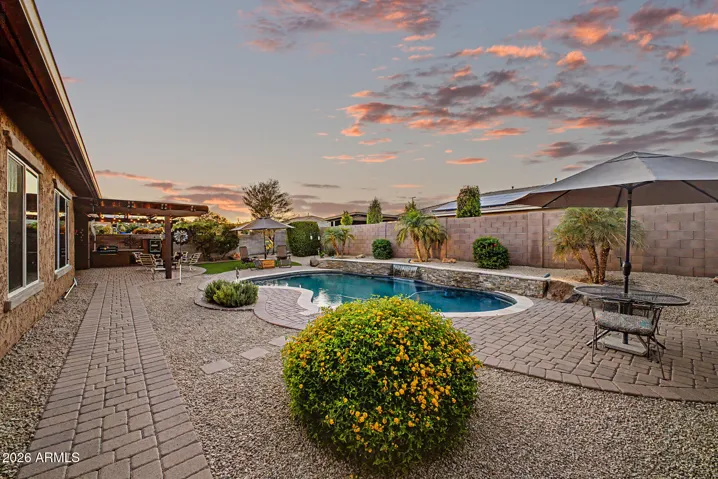Great Pavers line the pool area and provide seating areas