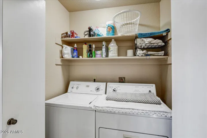Inside laundry