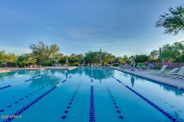 Swim laps - Pool fitness classes are held in this area too