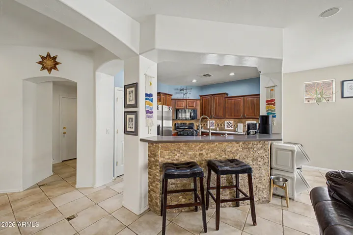 Open layout allows the kitchen to flow directly into the great room for a connected living experience