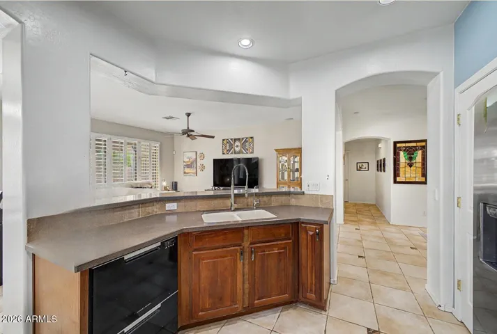 Open layout allows the kitchen to flow directly into the great room for a connected living experience.