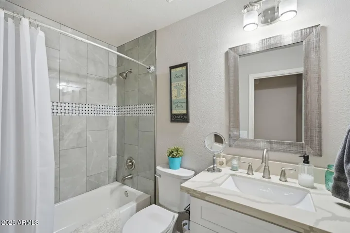 Remodeled guest bath