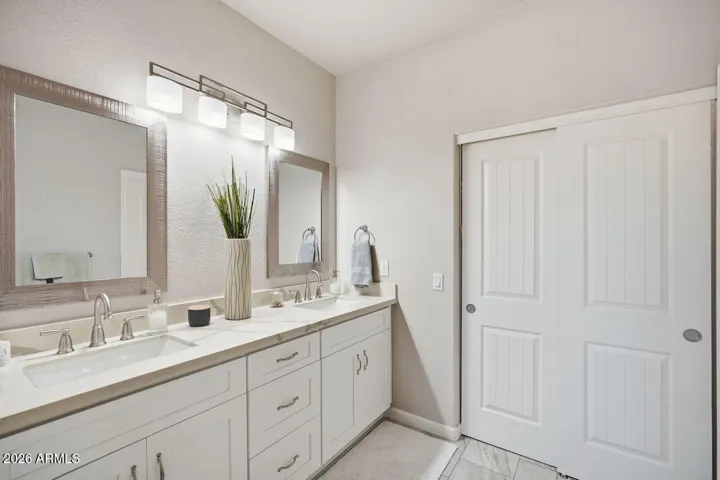 Remodeled primary bathroom