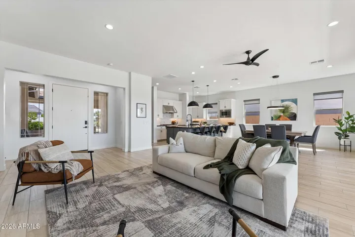 Open concept living room