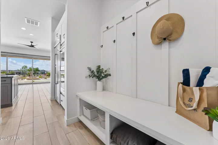 Built ins and storage in entry
