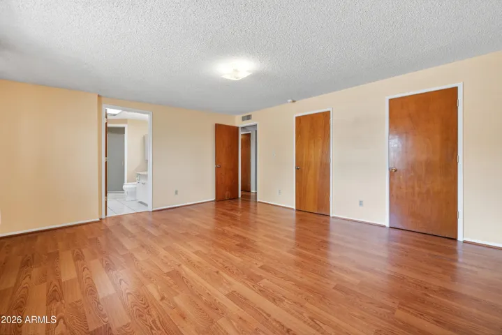 Primary Bedroom with two large closests