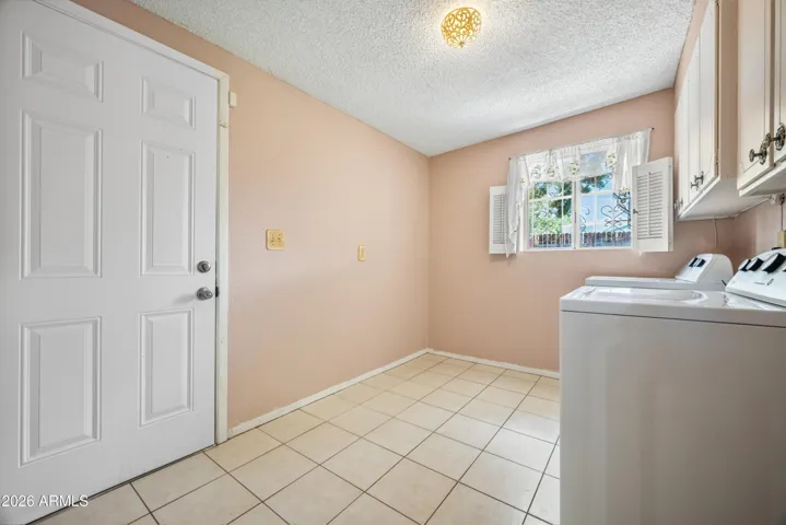 Laundry room off of the kitchen