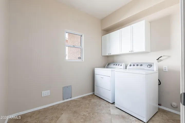 Laundry room with laundry chute