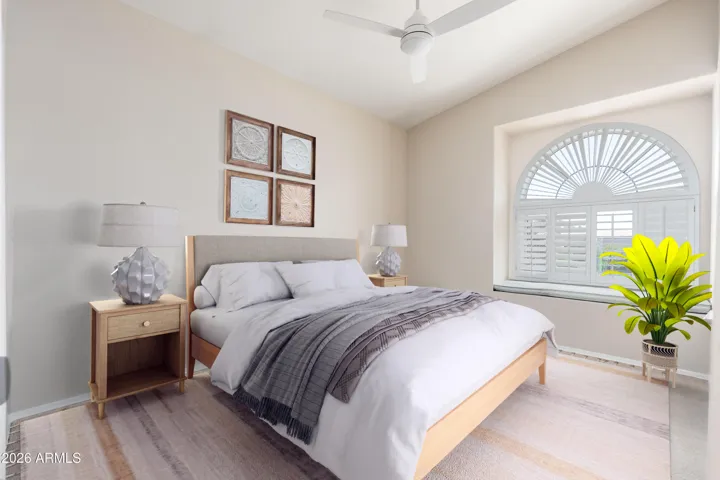 Guest bedroom #2 virtually staged